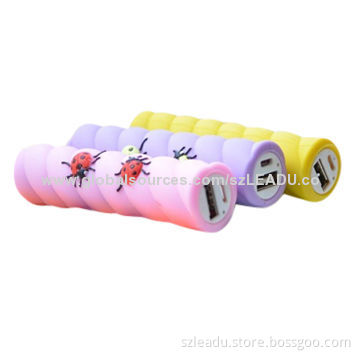 Power Bank, 1,200 to 3,000mAh, 18650 Lithium-ion battery